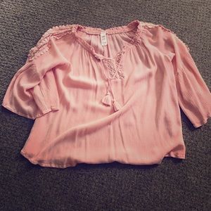 Justice blouse never been worn